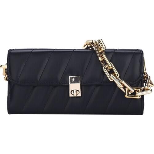 Baguette Women Bag 2020 New Fashion Chain Under-arm Handbag for Ladies Solid Color Phone Coin Shopping Party Shoulder Bag