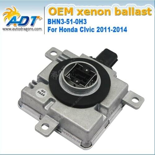 2PCS OEM Ballasts BHN3-51-0H3 12V35W D1 D3 Xenon HID Headlamp Units Ballast Xenon Headlight Igniter For Honda Civic 2011-2014