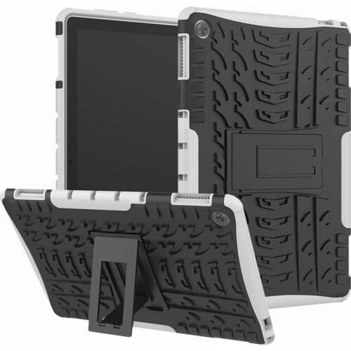 Case for Huawei MediaPad M5 Lite 8.0 JDN2-W09 JDN2-AL00 JDN2-L09 Stand Cover Shockproof Rubber Bumper Dual Layer Armor Cover