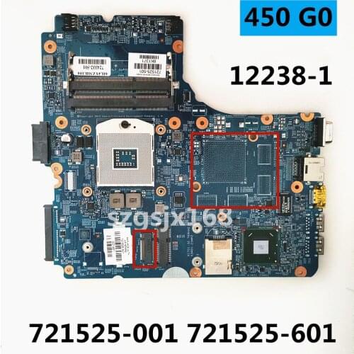 721525-501 for hp probook 440 450 g0 laptop computer 721525-001 721525-601 12238-1 48.4yz31. 011 portable motherboard