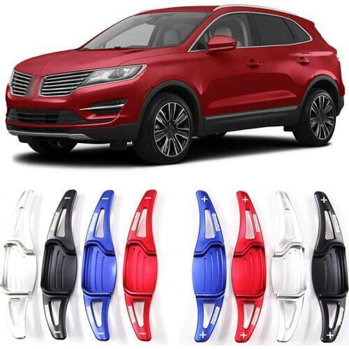 Savanini Alloy Add-On Steering Wheel DSG Paddle Shifters Extension For Lincoln MKC /MKS/MKZ 2013-2018