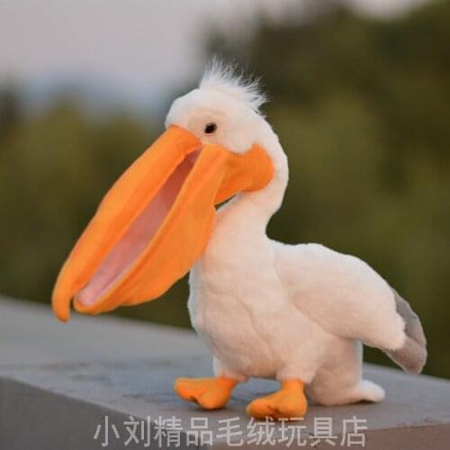 New Pelican Bird Simulation Soft Stuffed Animals Plush Toys Doll Children Birthday Gift 30CM