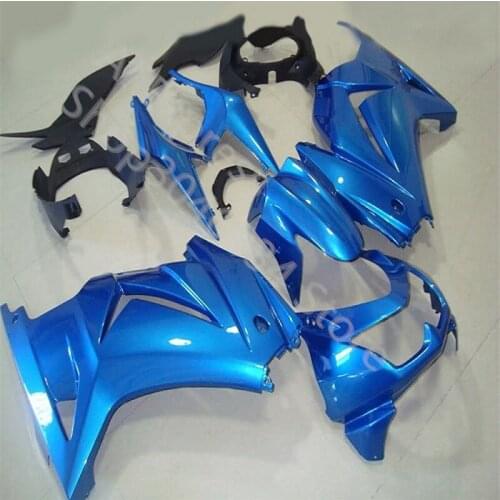 Custom Fairing kit for Kawasaki Ninja ZX250R 08 09 10 11 12 13-14 ZX250R 2010-2011-2012-2013-2014 blue black Fairings set