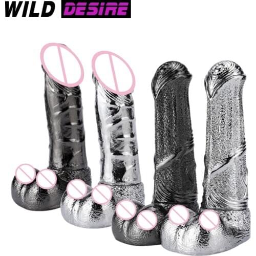 Metal Dildos For Women Woman Sex Toy Strapon Anal Artificial Penis For Women Big Metal Dick For Women Intimate Goods Sex Shop 18