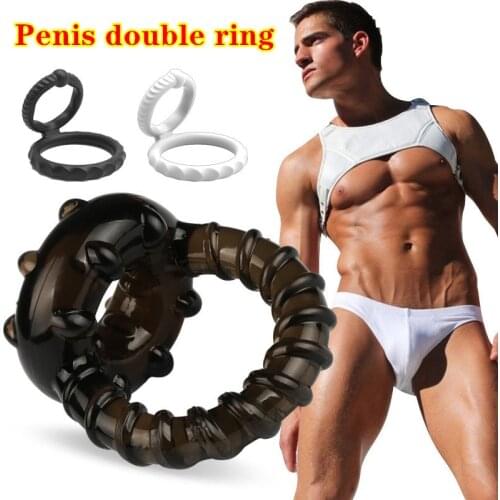 Male Chastity Device Penis Rings Delay Ejaculation Cock Rings Adult Games Sex Toys for Men Erotic Adult Sex Products