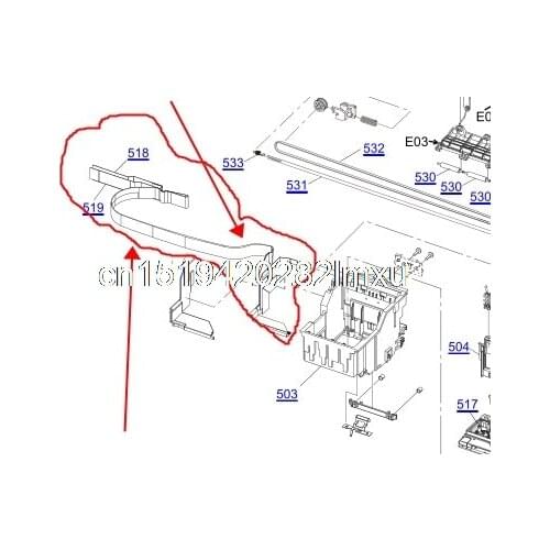 Original new printer head cables for EPSON printer SX130 TX130 TX133 TX135 head cable