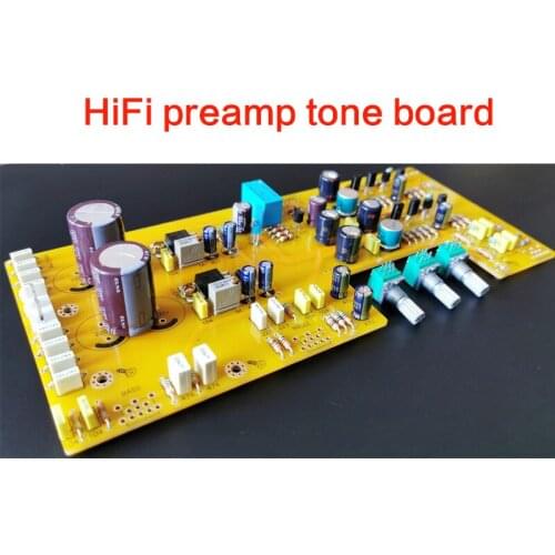 Pre-board DIY Fever Power Amplifier Discrete Components HIFI Tone Pre-board 2SA992 Gold-plated PCB High Magnification Tube