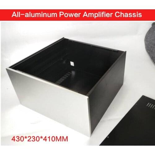 430*230*410MM All-aluminum DIY Power Amplifier Chassis 4323 Audio Case Amplifier Shell Power Supply Enclosure Enlarge The Box