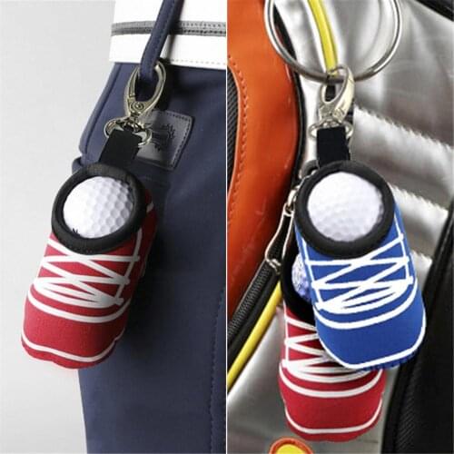Mini Golf Storage Bag Sport Ball Neoprene Golf Bag Exquisite Mini Shoes Golf Waist Bag Golf Ball Washer Cleaner Pouch Bag