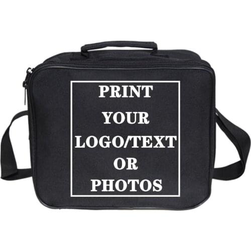 Lunch Bags Baka Customize Your Logo Name Image Special Purpose Bags Lunch Bags Students School Storage Bag Food Insulated Bag