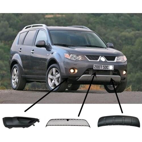 Front Bumper Under Shield for Outlander Ex 2007-2009 Bumper Cover for Airtrek Bumper Ventilation Net Front Bumper Net down