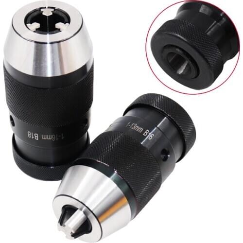 1-10mm Cartridge B10 B12 B16 B18 B22 chuck Self Tighten Keyless Drill Chuck for drilling machine Taper Drill Chuck Power