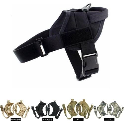 1000D Nylon Tactical Dog Training Vest Adjustable Patrol dog Harness Service Dog Vest Hunting Gear Dogs Vests 6 colors Equipment