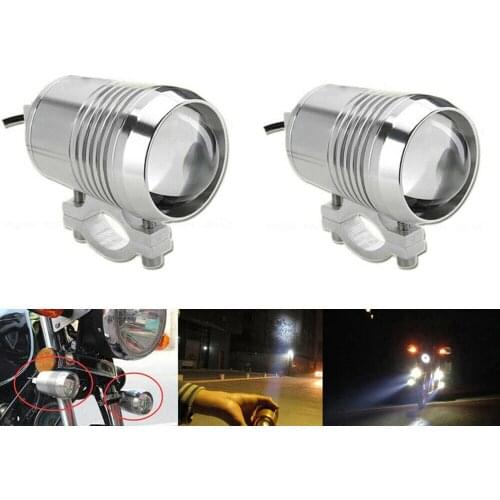 2pcs 30W LED Spot Light Waterproof Motorcycle Headlight Driving Fog Lamp Bulb U2 1200LM 30W Motor Bike Light 12V DC
