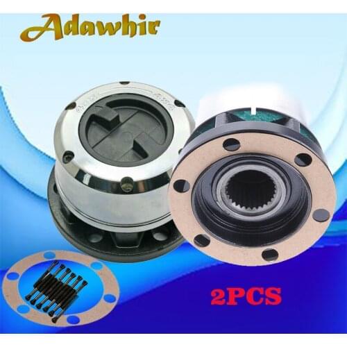 28 Splines For SSANGYONG Korando II Musso SUV Rexton TD Pick Up Free wheel Locking hubs B035 AVM450 2 pieces