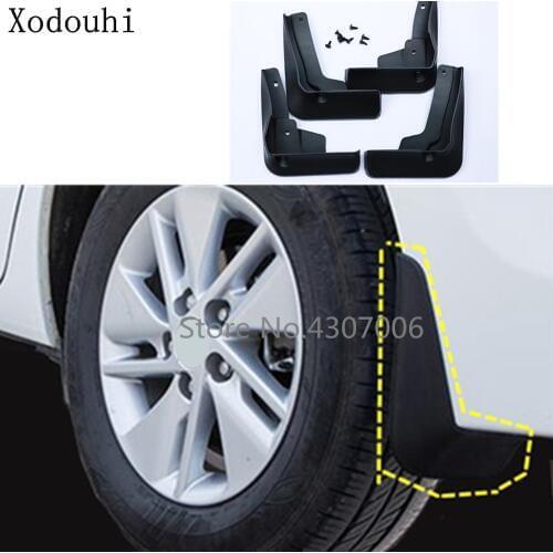 Car Cover Plastic Fender Soft Mudguard Protect Flap Splash Mud Guard Frame 4pcs For Toyota New Camry XV70 2017 2018 2019 2020
