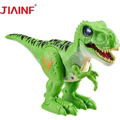 Attacking T-Rex Dinosaur Electric Walking Toys Jurassic Tyrannosaurus Rex Realistic Animal Toy