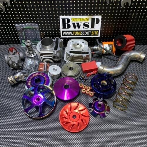 GY6 Big Bore Kit KYMCO 157QMB 157QMJ 152QMI LF150T LIBERTY Racing 170cc Camshaft A12 2 Valves Head Cylinder 58.5mm Cdi Flywheel