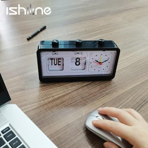 Flip Clock Retro Digital Auto Flip Desk Table Clock for Home Desk Decoration Clock Desktop Electronic Clock
