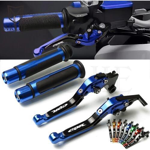For Honda CBR125R CB125R CBR150R CBR CB 125R 150R 125 150 R Motorcycle CNC Adjustable Brake Clutch Lever Handle Grips Handlebars