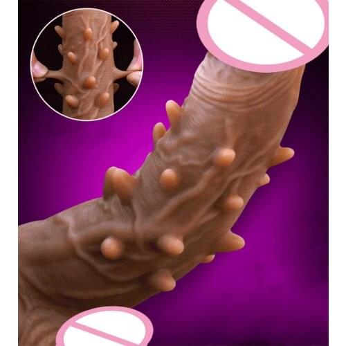 Best Soft Realistic Thorn Huge Dildo Anal Suction Cup Female Masturbator Strap on Penis Dick Big Dildos Adult Sex Toy For Women