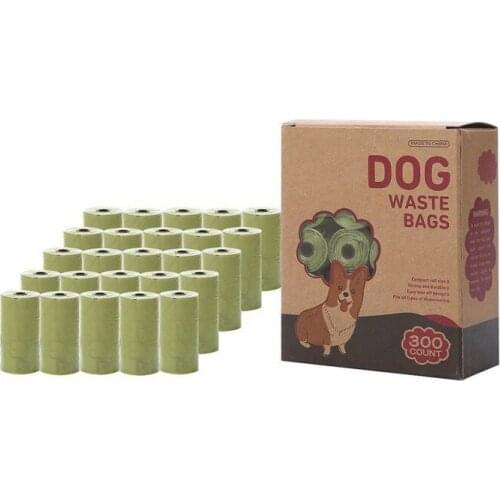 Pet Dog Poop Bag Waste Dog Pooper Bags Paw Doggy Litter Poop Bag Dispenser Pets Products Outdoor Cleaning Poop Bags Supplie