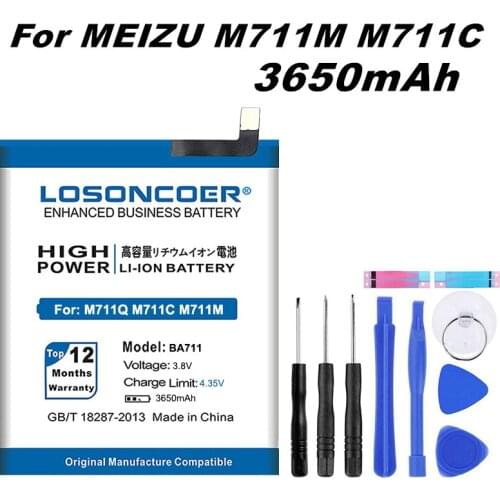LOSONCOER Meizu M6 Phone Batteries China