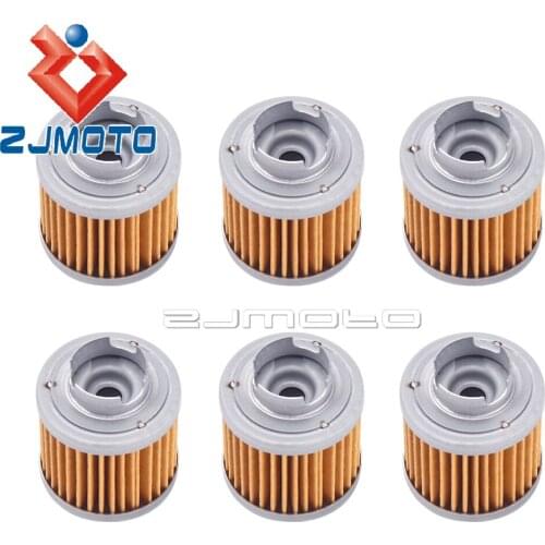 6x Moto Dirt Pit Bike Oil Filter For Honda ATC125M Takegawa & Kitaco Daytona 150/190 ATC125M Zongshen ZS190 CB YX 150cc 160cc