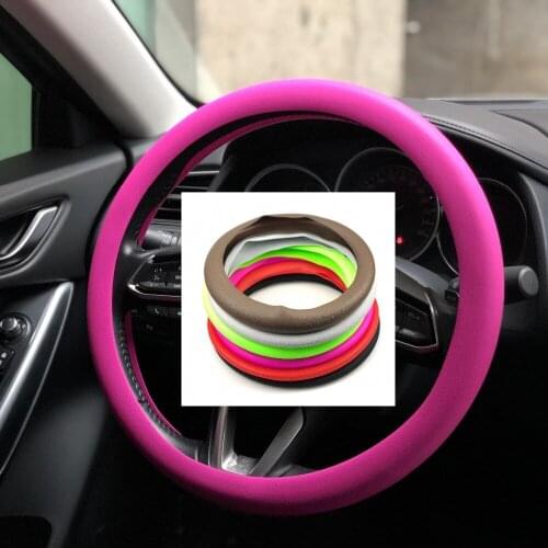 Car Soft Silicon Steering Wheel Cover For Mazda 2 3 5 6 CX-3 CX-4 CX-5 CX5 CX-7 CX-8 CX-9 Atenza Axela