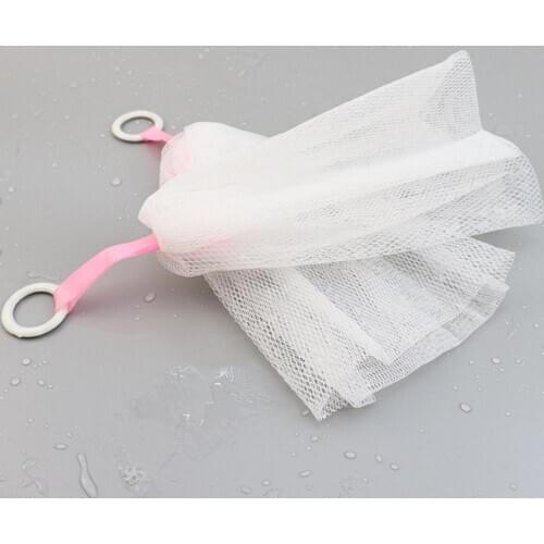 Facial Body Cleansing Soap Foaming Net Bubble Helper Mesh Cleanser Bath Washing Bathroom Accessories Random Color