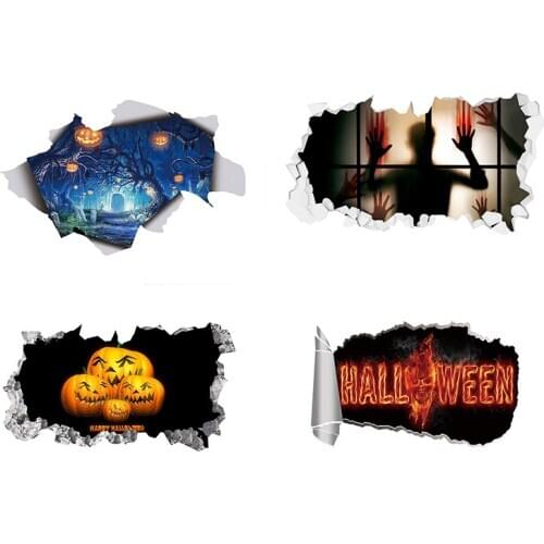 Home Wall Stickers Pegatinas de Pared Halloween Wall Sticker muraux Room Decor adesivos home decoration accessories pegatinas