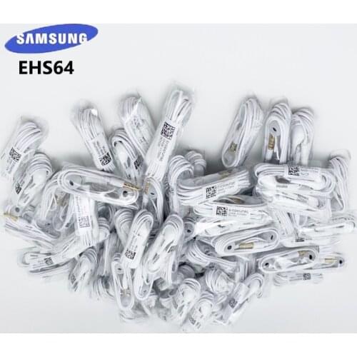 Original SAMSUNG Earphone EHS64 Wholesale 5/10/15/20/50 Pieces Wired 3.5mm In-ear Headsets with Mic for huawei Xiaomi smartphone