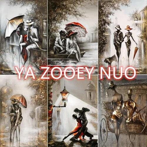 Full Square/Round 5D Diy Diamond Painting Romantic Couple Diamond Embroidery Mosaic Cross Stitch Kit Art Deco Wall Gift E1509