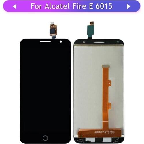 3PCS For Alcatel OneTouch Fire E 6015 6015A 6015X OT6015 OT6015X Touch Screen LCD Display Assembly Glass Sensor Digitizer