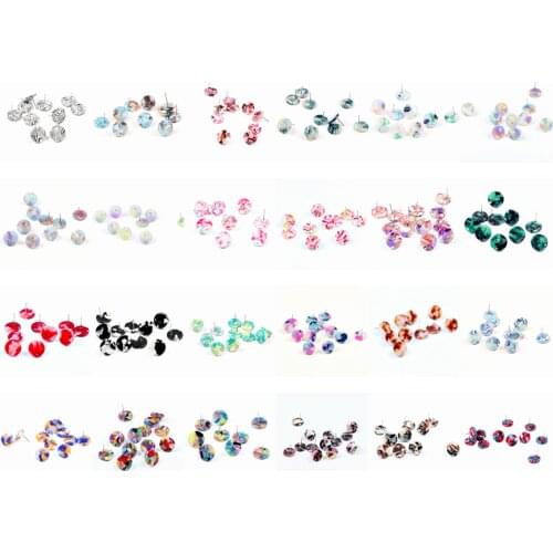 New Fashion,Tortoise Shell Stud Earrings, Acetate Acrylic Earring Stud for Women,Round Circle Studs,Boho,Ohrringe findings,15mm