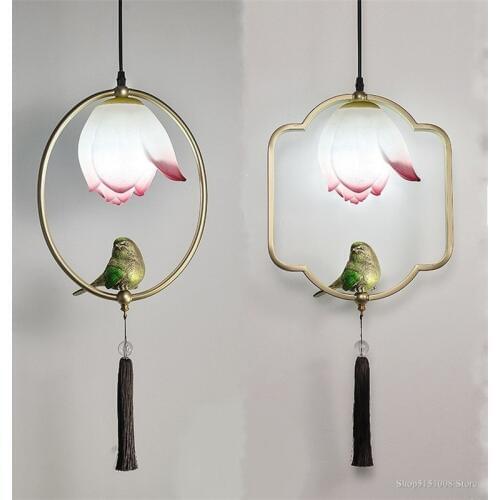Modern Room Bird Lamp Classic Personalities Balcony Aisle Corridors Light Fixtures Restaurant Parlor Study Cafe Pendant Lights