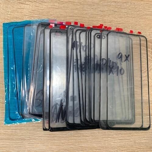 2PCS Outer Screen For Xiaomi Redmi Note 9S Front Touch Panel LCD Display Screen Out Glass Cover Lens Repair Replace Part