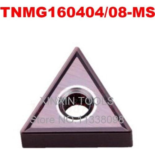 10PCS TNMG160408 TNMG160404 MS External Turning Tool Carbide Insert For Lathe For Stainless Steel Accesorios De Torneria