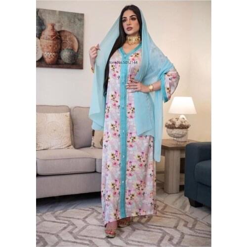 2021 African Dresses For Women Maxi Dress Loose Muslim Jalabiya Abaya Dress Long Sleeve Arabic Islamic Dubai Clothes Abaya