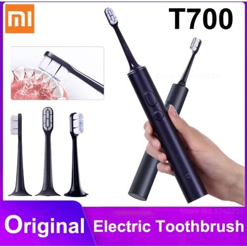 2021 Xiaomi Mijia T700 Sonic Electric Toothbrush Soft Bristles LED Screen Wireless charging Waterproof Toothbrush With Mijia APP
