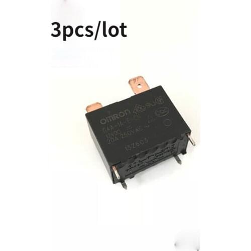 3pcs New G4A-1A-E-CN 12V DC 20A 4pin For Omron Haier Water Heater Relays