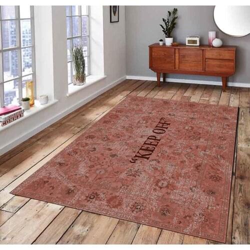 KEEP OFF 7 Classic Patterned Carpet , Fan Carpet Non Slip Floor Carpet,Teens Carpet,Area Rug