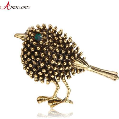Броши птица на одежду Amorcome China At AliExpress