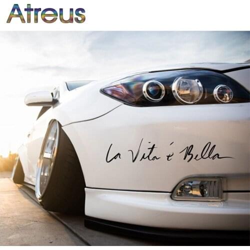 Atreus 1pcs Car-styling Automobiles Stickers Cool For Seat Leon Ibiza Mazda 3 6 CX-5 Nissan Qashqai J11 Juke X-trail Accessories