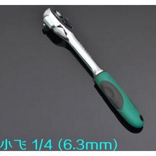 Free shipping of high quality 1pc 1/4“,3/8”,1/2“Ratchet handle wrench for home diy repairing using your good partner as always