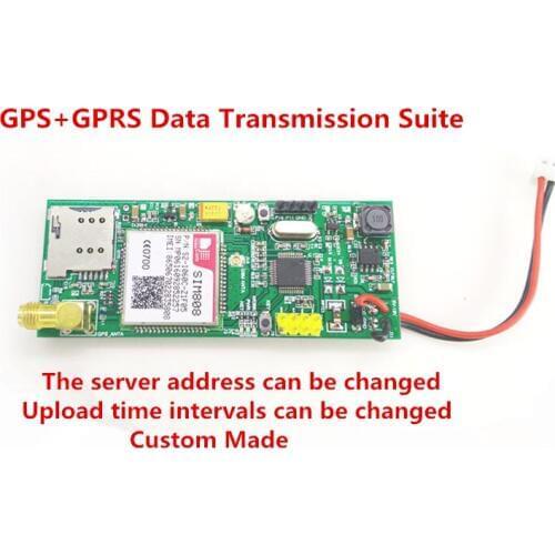 Fast Free Ship GPS+GPRS Data Transmission Suite GPS Data Transmission To Server Demo Board MainBoard+GSM antenna+GPS antenna