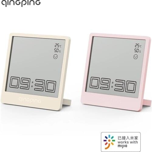 Xiaomi QINGPING Bluetooth Alarm Clock Pomodoro Timer Temperature Humidity Sensor Multifunctional Clock Connect For Mi home APP