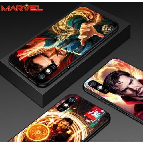 Doctor Strange Marvel hero for Xiaomi Redmi 10X Pro 9C 9A 9T 9 GO K40 K30 Ultra K20 8 7 S2 6 5 4X Pro Soft Black Phone Case