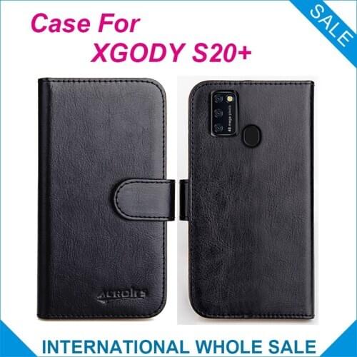 XGODY S20+ Case 6 Colors Flip Slots Leather Wallet Cases For XGODY S20+ Cover Slots Phone Bag Credit Card