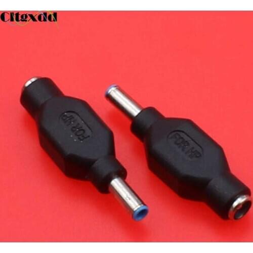 Cltgxdd 1PCS DC Power Adapter Plug Connector 5.5x2.1mm Female To 4.5x3.0 Male For HP Ultrabook Laptop Charging Socket Interface